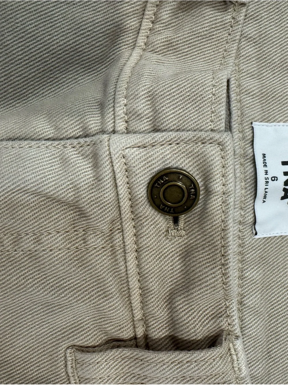 Aritzia casual denim